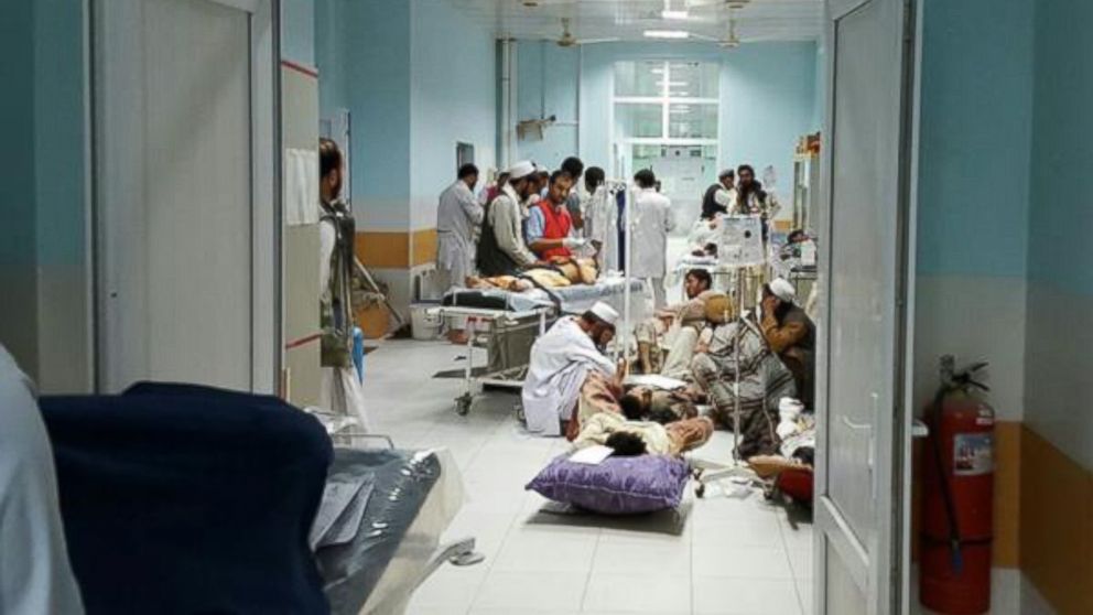 PHOTO: @MSF_Press posted this photo to Twitter on Oct. 2, 2015 with the caption,"This was #MSF's trauma hospital in #Kunduz earlier this week, where staff treated 300+ injured in violence."