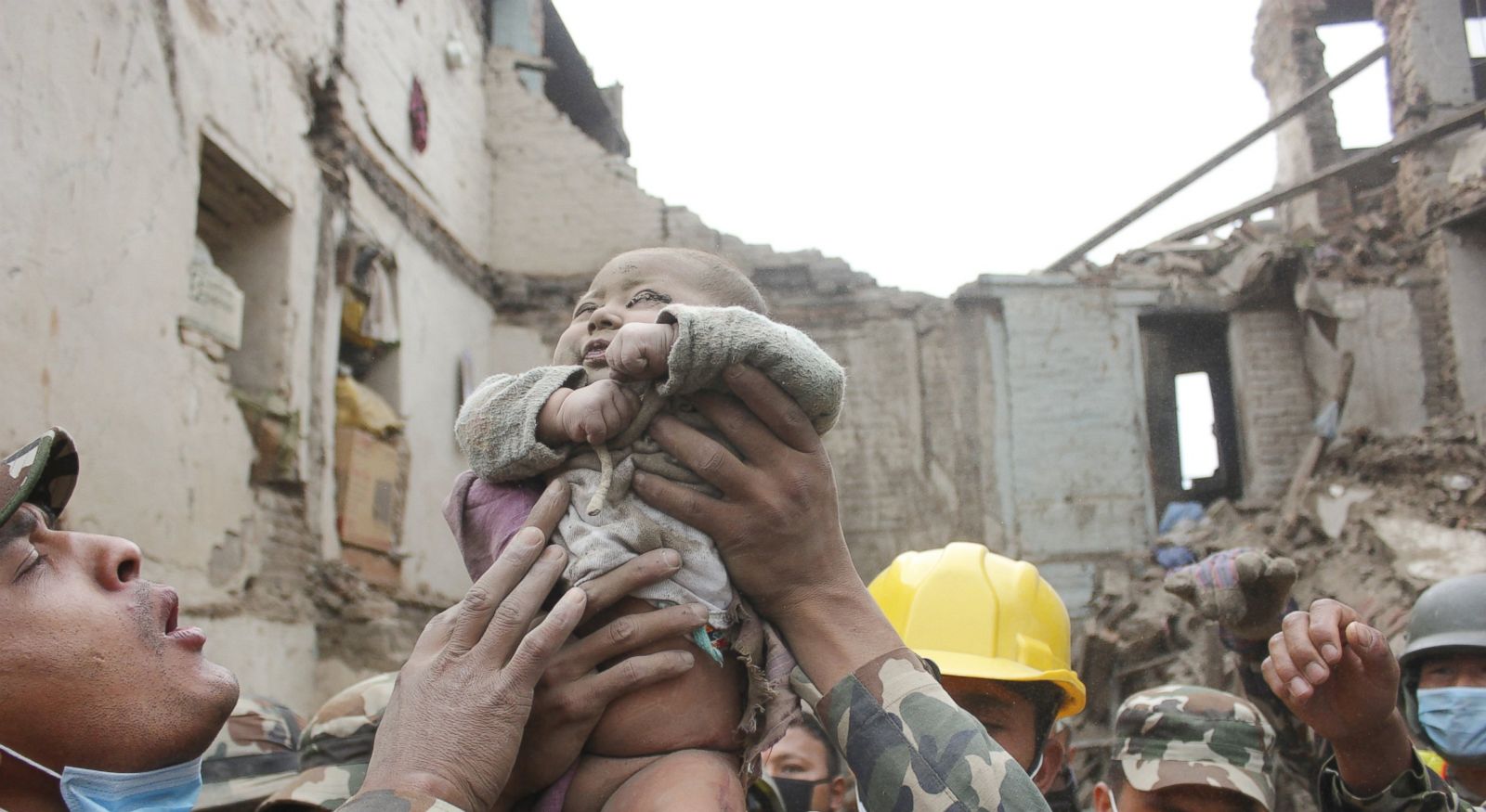 Tragic Earthquake Devastation In Nepal Photos Abc News