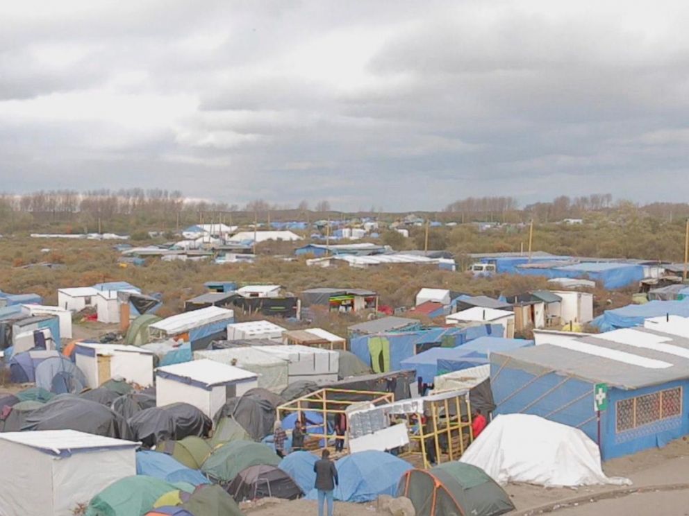 PHOTO: ABC News spent a day with migrants and refugees in Calais, northern France.