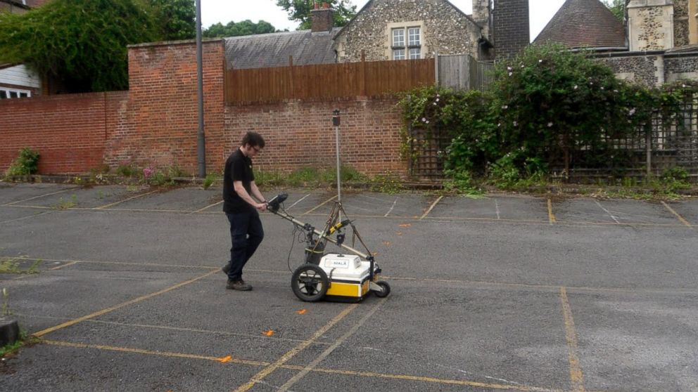 Ground Penetrating Radar (GPR) is used in the search for the remains of King Henry I.