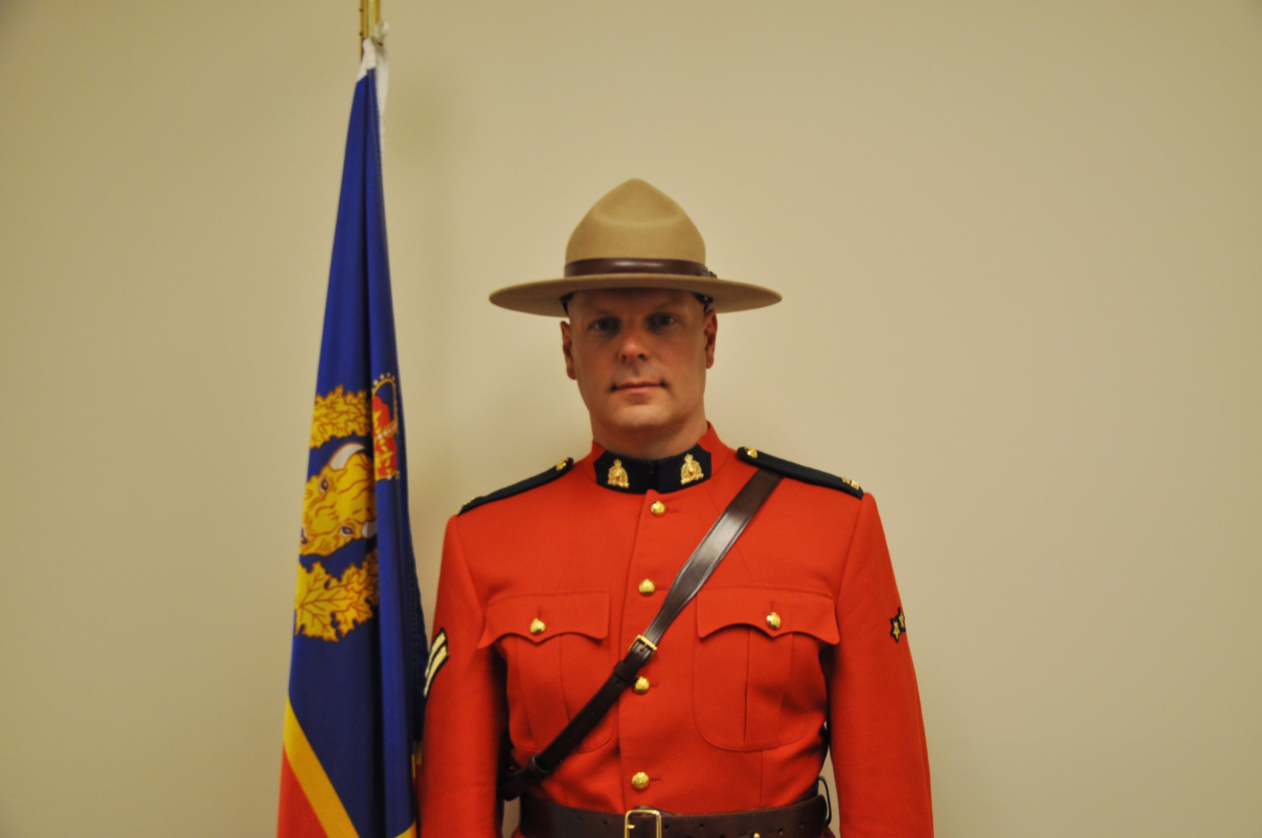 PHOTO: A photo that shows Cpl. Shaun Begg dressed in the uniform of the Royal Canadian Mounted Police is seen here.