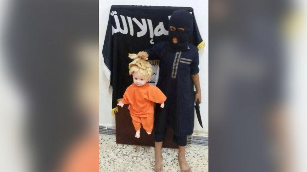 PHOTO: In ISIS's Raqqa training camps, children are taught how to cut off the heads of blonde, blue-eyed dolls.