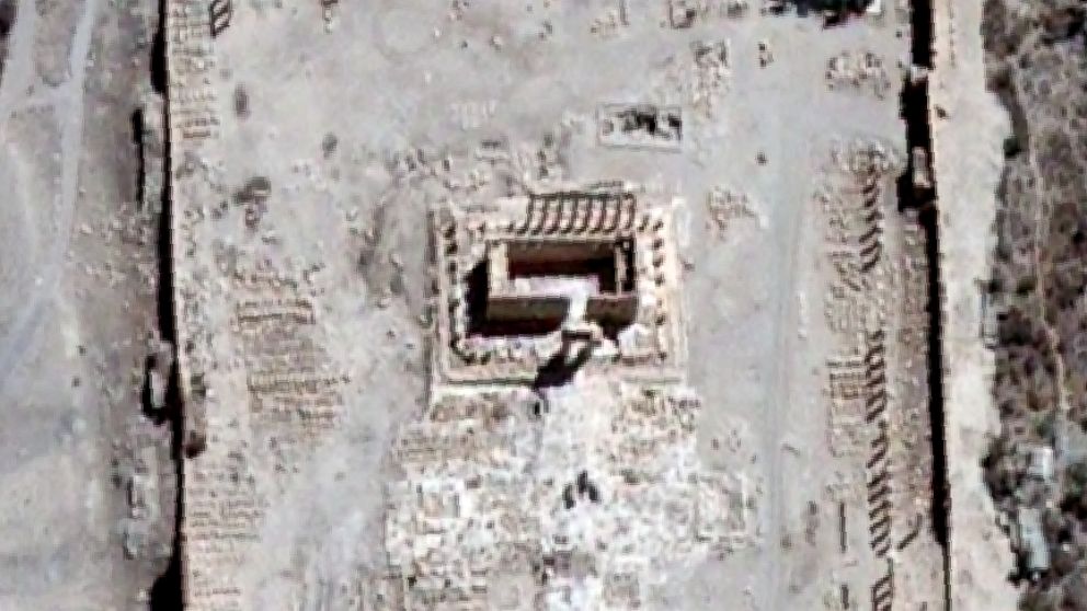 Satellite Images Show ISIS Destruction Of Ancient Temple - ABC News