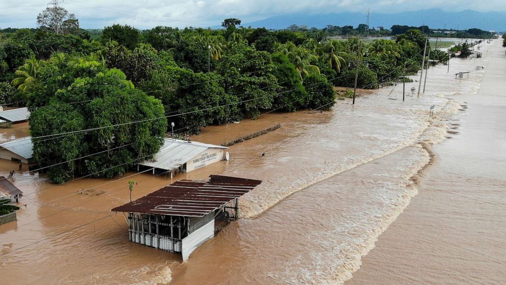 More heavy rain expected in parts of Central America already flooded by Eta, Iota