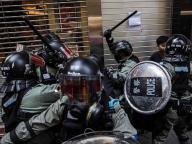 Monday of rage in Hong Kong: Protester shot by police, man set on fire by protesters