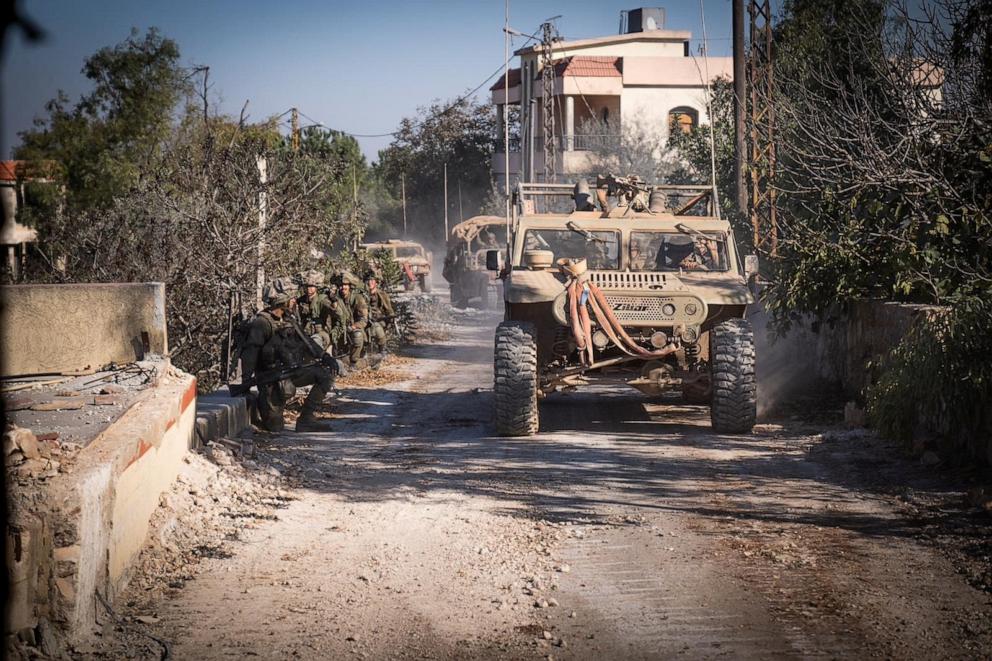PHOTO: Israeli army operates at a location given as Southern Lebanon