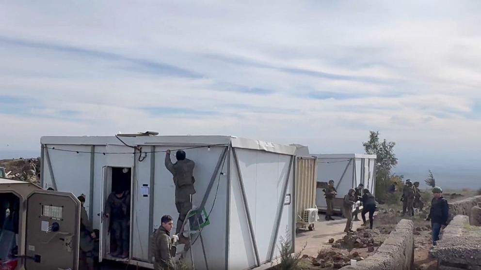 PHOTO: Doron Kadosh, an Israeli journalist, posted on X, showing IDF setting up less than a mile away from the Bravo Line of the buffer zone, in Syria.