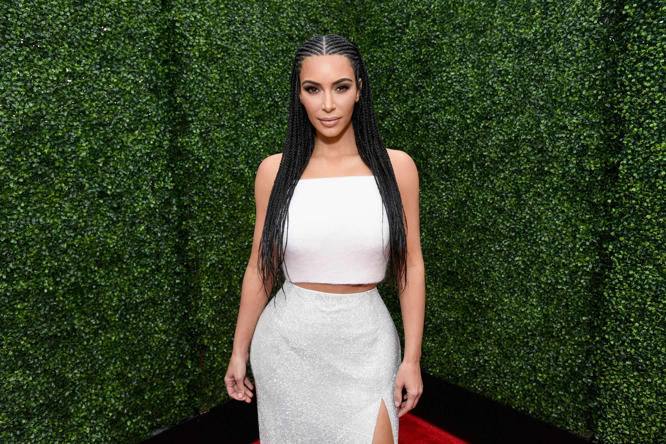 PHOTO: Kim Kardashian attends the 2018 MTV Movie And TV Awards at Barker Hangar on June 16, 2018 in Santa Monica, Calif.