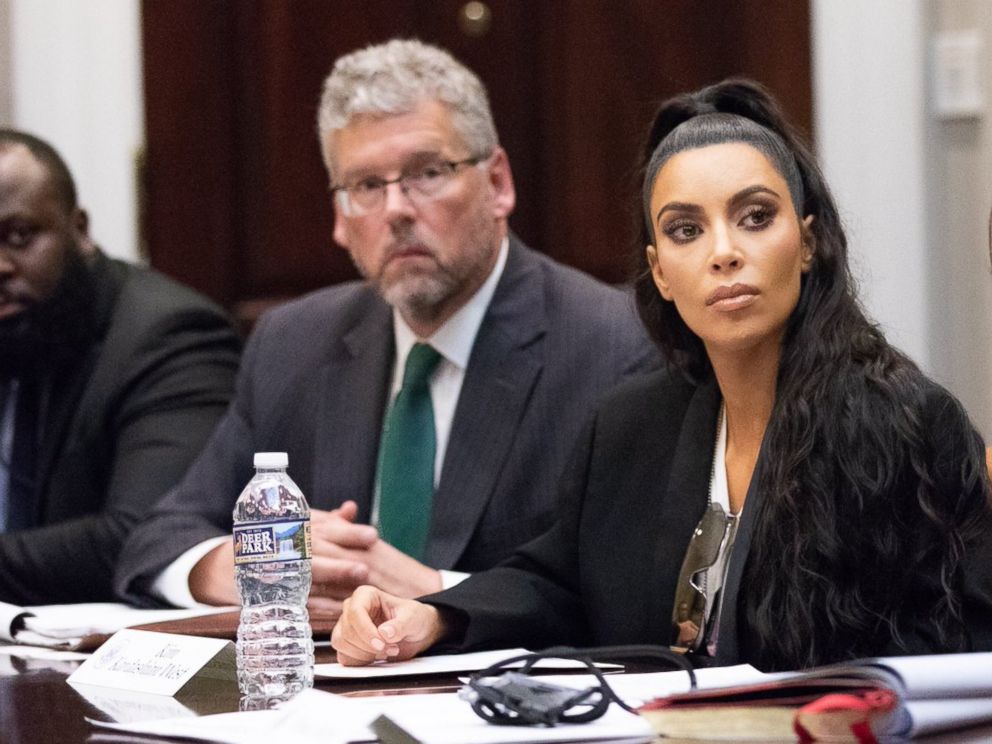 PHOTO: Kim Kardashinan shared photos on Twitter of her second visit to the White House on Wednesday, Sept. 5, 2018, where she attended a listening session headed by Jared Kushner about prison reform.