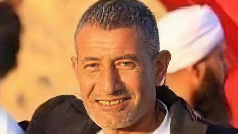 PHOTO: Undated photo shows Qaid Farhan Alkadi, 52, who was held hostage by Hamas militants in Gaza.