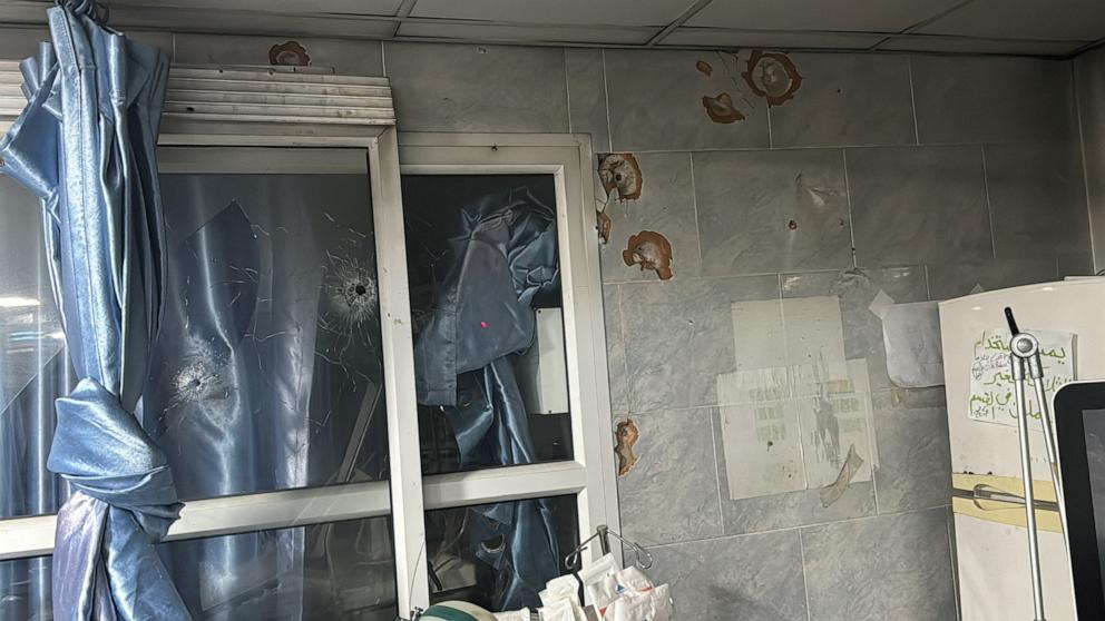 PHOTO: This photo shows damage inside Kamal Adwan Hospital in Beit Lahiya, in the northern Gaza Strip, on Dec. 18, 2024.