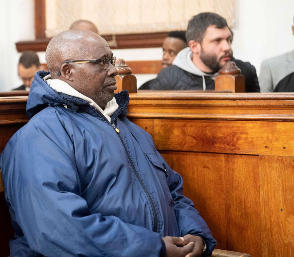 PHOTO: Fulgence Kayishema sits in the Cape Town Magistrate's Court in Cape Town on May 26, 2023.