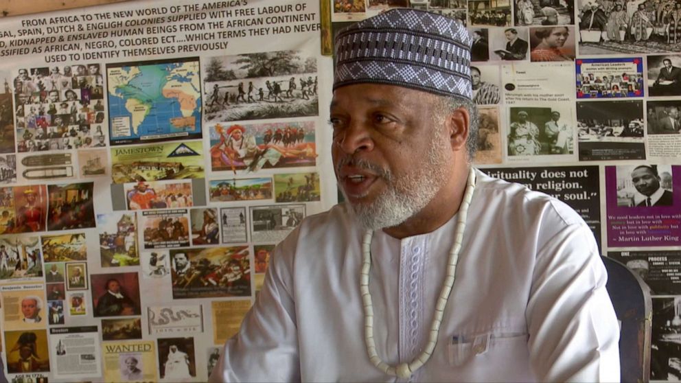 PHOTO: "Ghana has been the gateway for millions of Africans who were taken away from this soil," Rabbi Kohain Halevi, of the Diaspora African Forum, which in part helps to connect visitors to their ancestral history.
