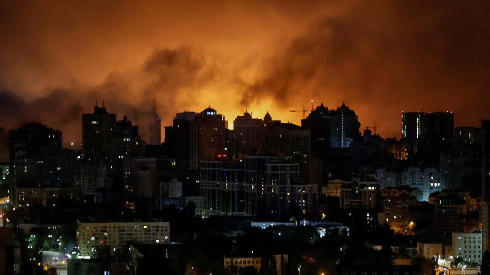 2 killed in Ukraine as Russia launches hundreds of drones, missiles