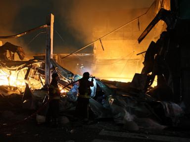 Ukraine and Russia exchange major strikes on capital cities after peace talks