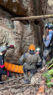 Laos cave operation locates 5 people, search group says, with 2 still missing
