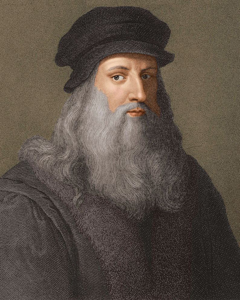 PHOTO: Italian artist, architect, engineer and scientist Leonardo da Vinci.