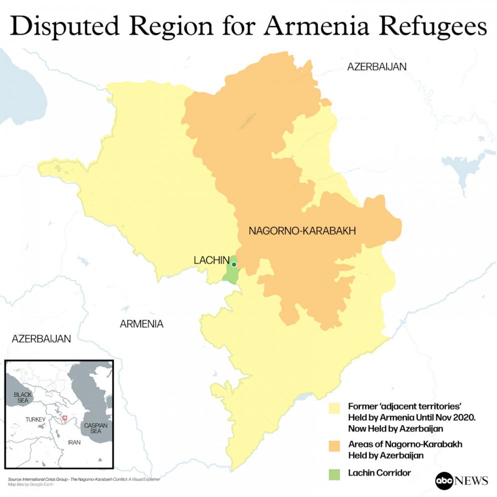 Hundreds of ethnic Armenians flee Nagorno-Karabakh to Armenia, Conflict  News