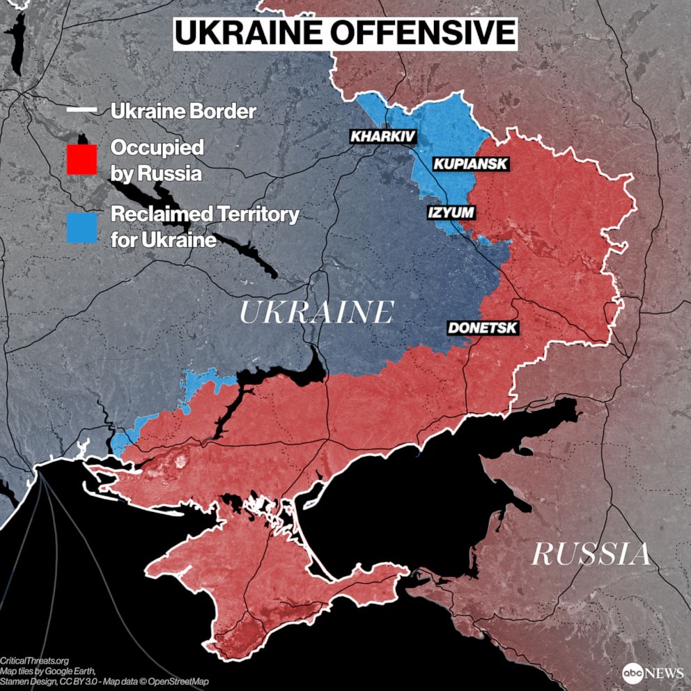 How much has US military aid helped Ukraine's stunning offensive? ABC