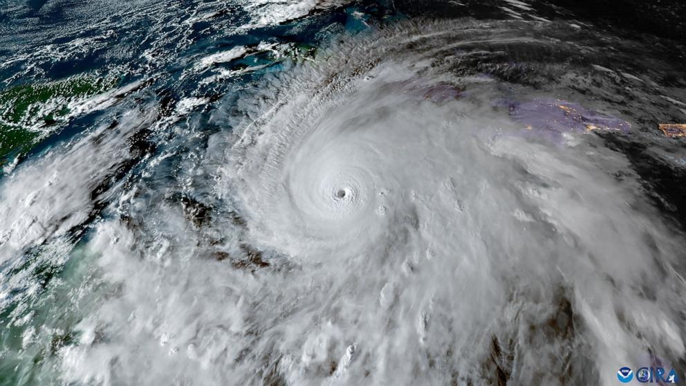 PHOTO: A satellite view shows Hurricane Melissa over the Caribbean Sea on Oct. 27, 2025.