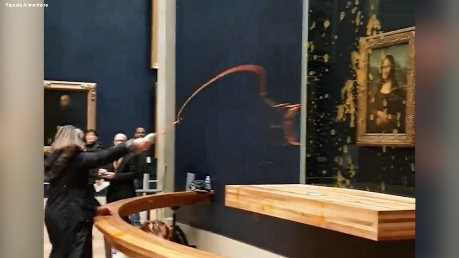 Activists splatter soup on 'Mona Lisa' at Louvre Museum in Paris Good