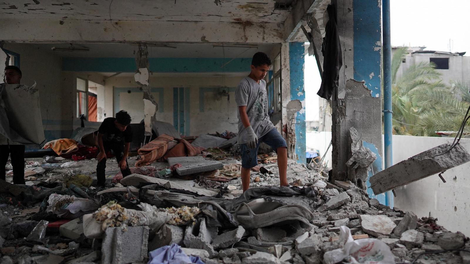 Israel-Gaza live updates: Dozens killed in IDF strike on UN school, agency says