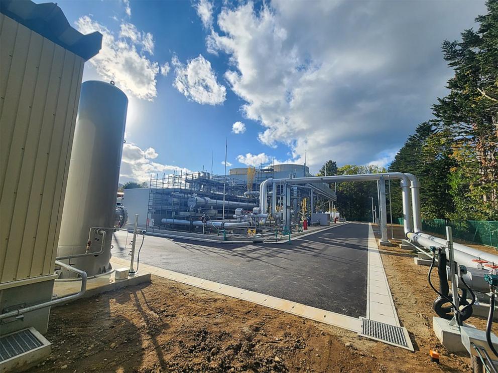 PHOTO: In this undated photo, the MORI Binary Power Plant, Ormat Technologies' fourth geothermal power plant in Japan, is seen in Mori-Machi, Hokkaido, Japan.