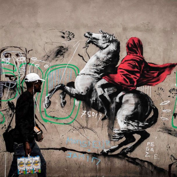 New works by elusive street artist Banksy on migrants discovered