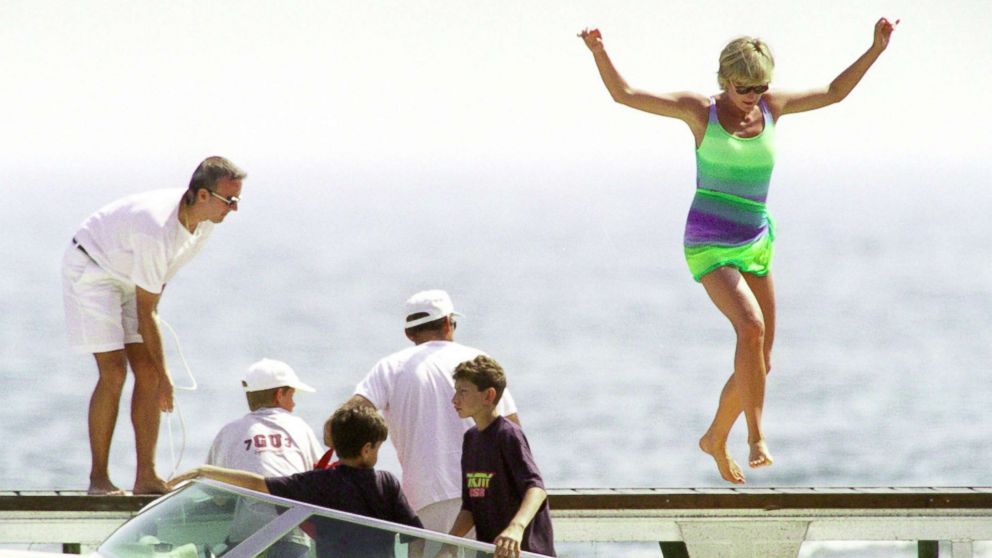 PHOTO: Diana, Princess Of Wales is seen in St. Tropez in the summer of 1997, shortly before Diana and boyfriend Dodi were killed in a car crash in Paris on August 31, 1997.