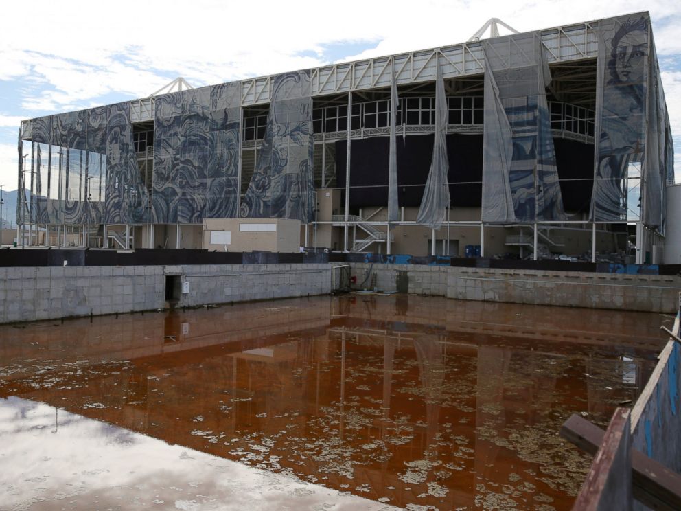 PHOTO: A view of the Olympic Aquatics Stadium, which was used for the Rio 2016 Olympic Games, is seen in Rio de Janeiro, Brazil, Feb. 5, 2017.