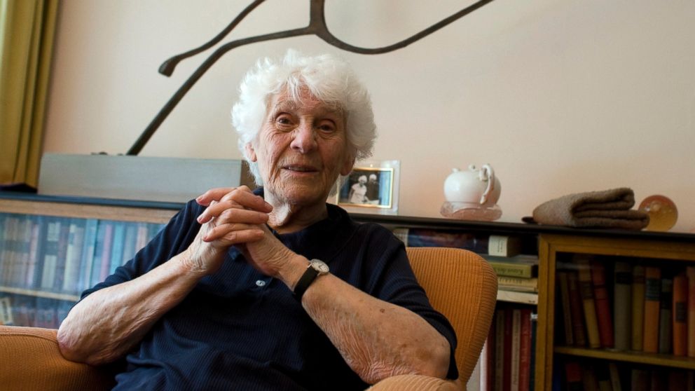 German paediatrician Ingeborg Rapoport, 97, speaks during an interview in her house in Berlin July 3, 2009. 