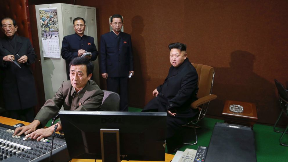 PHOTO: Kim Jong-un visits the Korean April 26 Cartoon Film Studio in this undated photo.