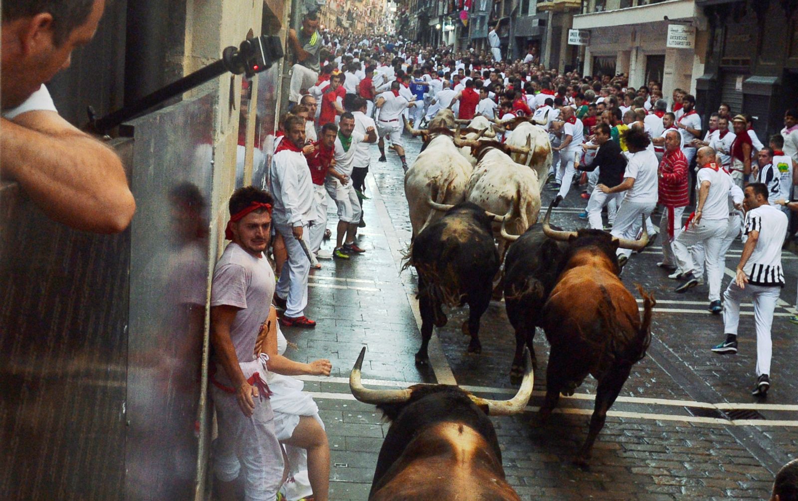 Running Of The Bulls In Pamplona - ABC News