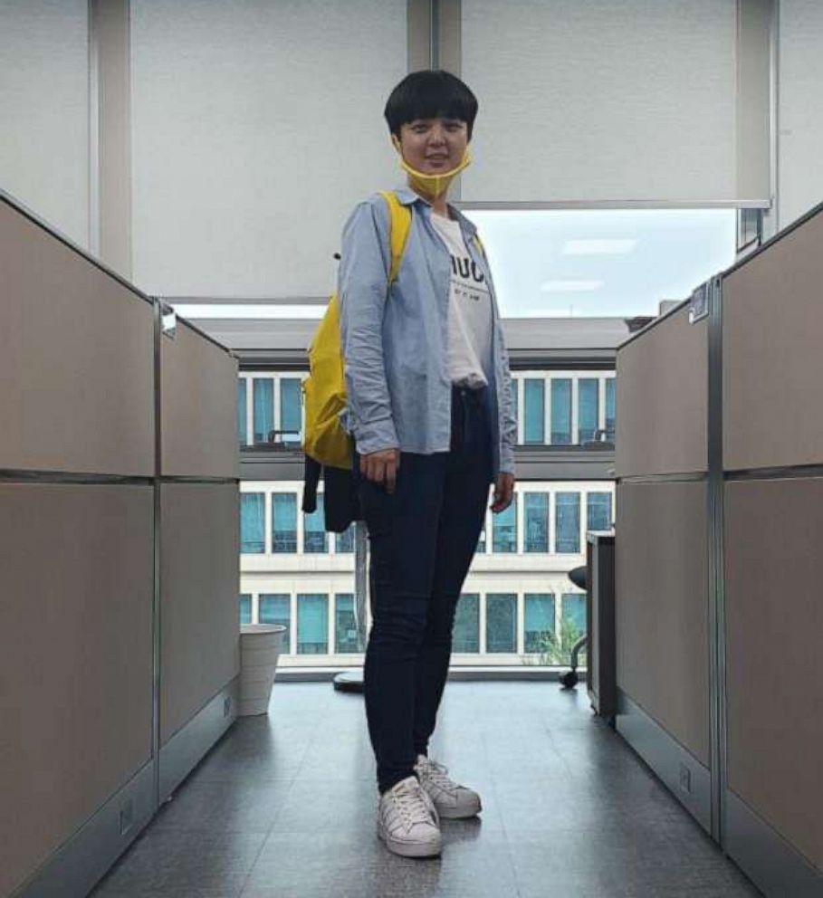 PHOTO: Ryu Ho-jeong, is a member of a minor progressive Justice Party in Seoul.