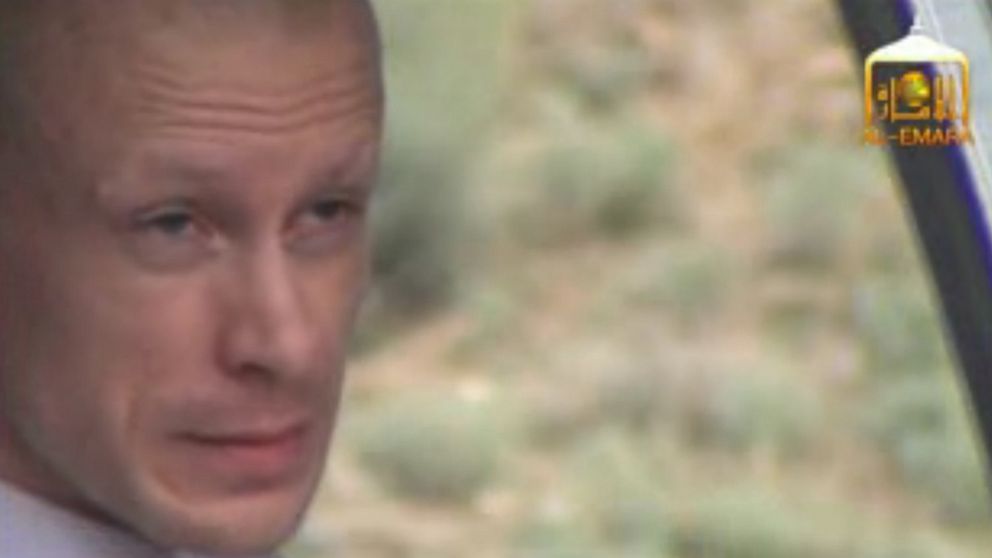 PHOTO: Video released by the Taliban reportedly shows the handover of Army Sgt. Bowe Bergdahl, May 31, 2014 in Afghanistan.