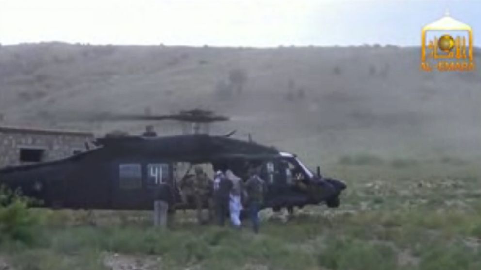 PHOTO: Video released by the Taliban reportedly shows the handover of Army Sgt. Bowe Bergdahl, May 31, 2014 in Afghanistan.