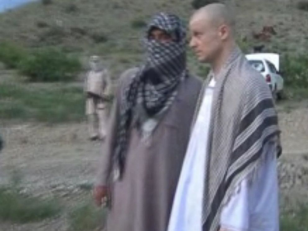 PHOTO: Video released by the Taliban reportedly shows the handover of Army Sgt. Bowe Bergdahl, May 31, 2014 in Afghanistan.
