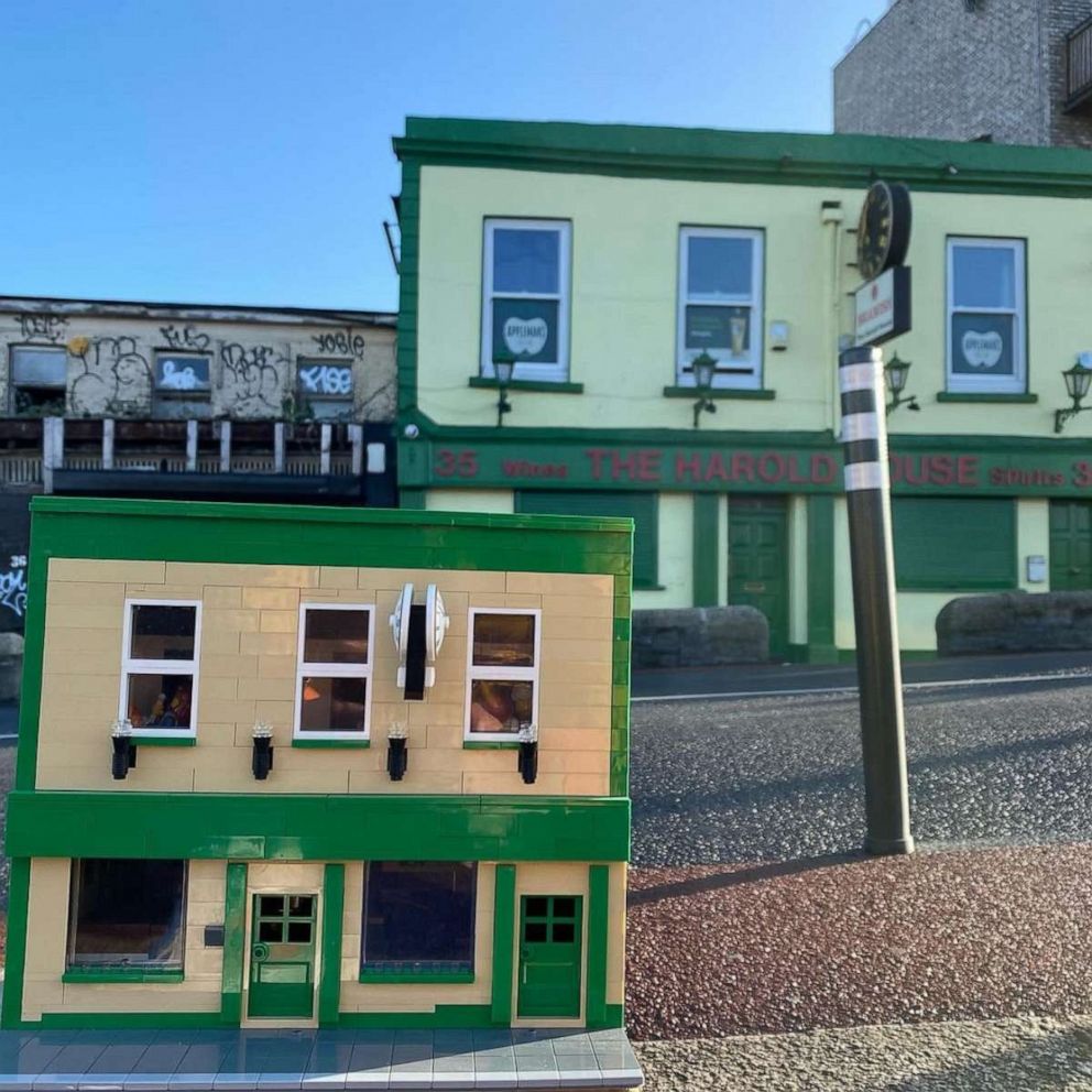 PHOTO: The Harold House, the Lego artist Gianni Clifford's local pub.