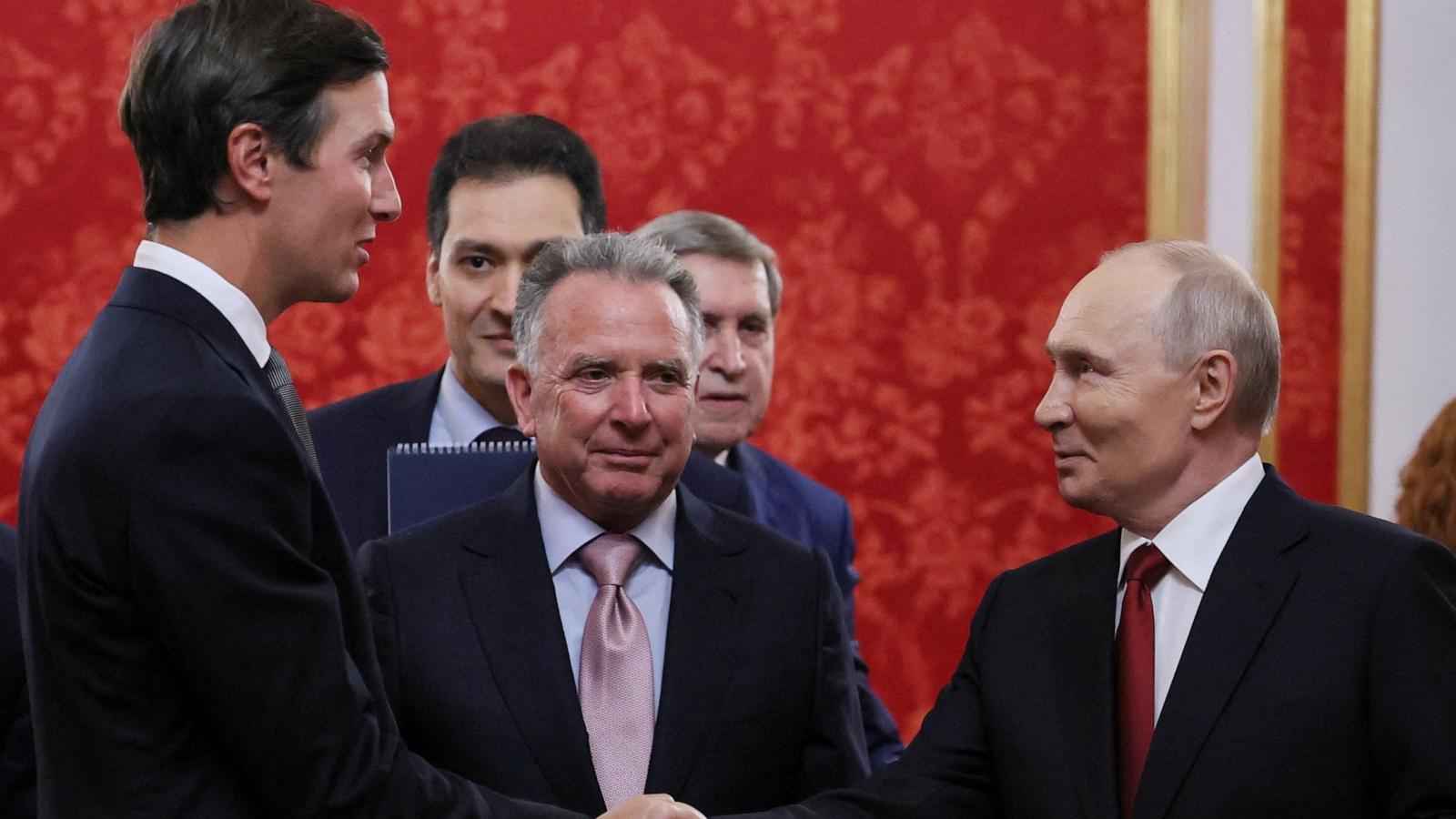 Witkoff, Kushner meet with Putin to discuss Ukraine war