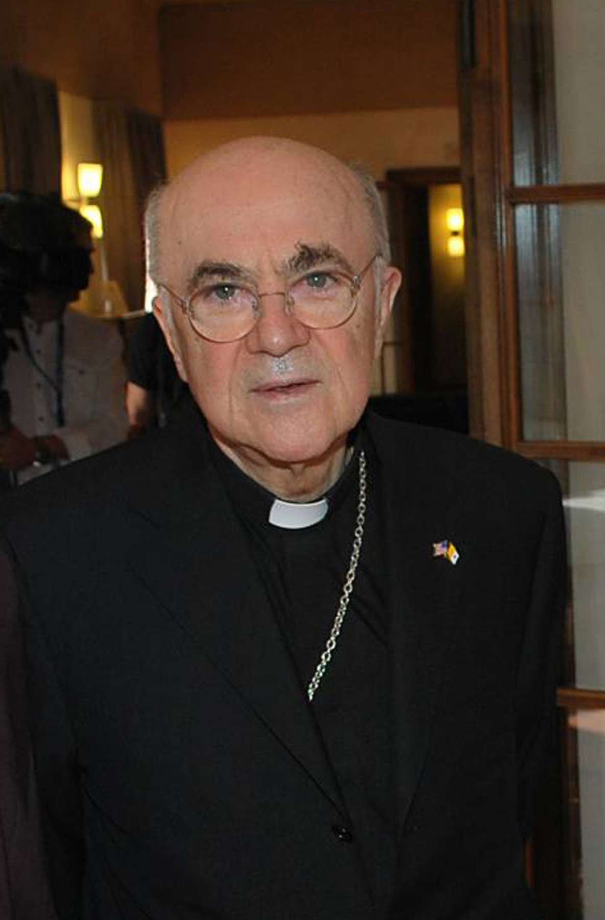 PHOTO: Monsignor Carlo Maria Vigano' in Rome, April 2016.