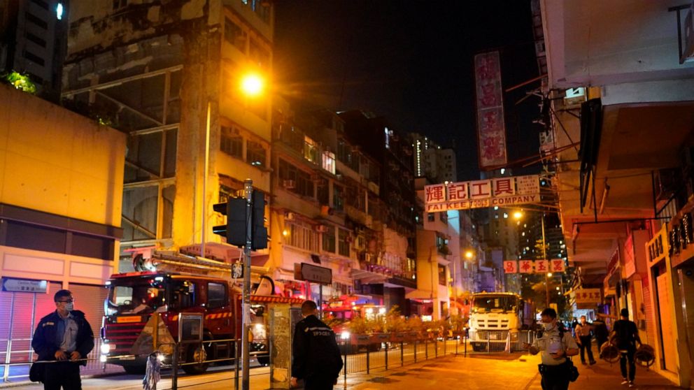 Fire In Hong Kong Apartment Building Kills 7 Injures 11 Abc News