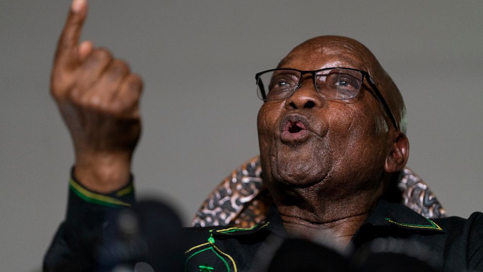 South Africa's ex-leader turns himself in for prison term
