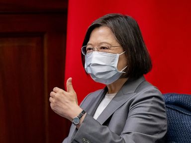 Taiwan leader tells troops to keep cool amid Chinese threats