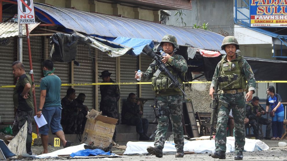 Philippine Troops Battle Muslim Militants After Church Blast Abc News