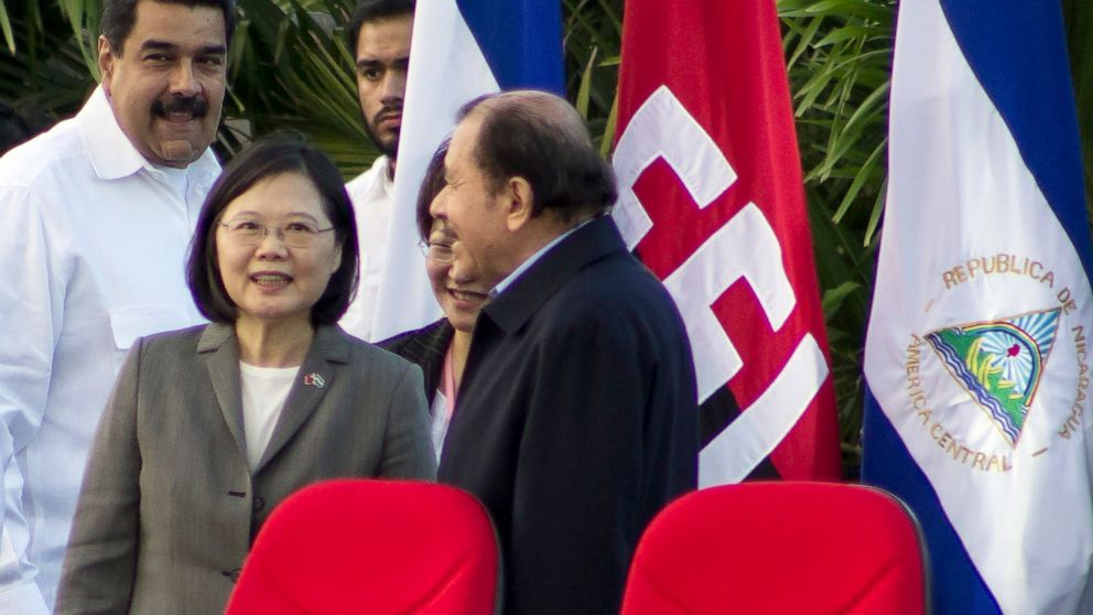 Daniel Ortega, Tsai Ing-wen, Salvador Sanchez Ceren, Nicolas Maduro