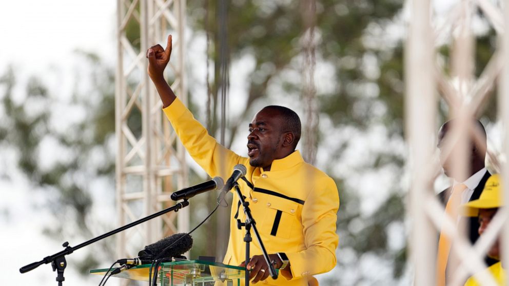 Thousands hail Zimbabwe opposition leader at new party rally