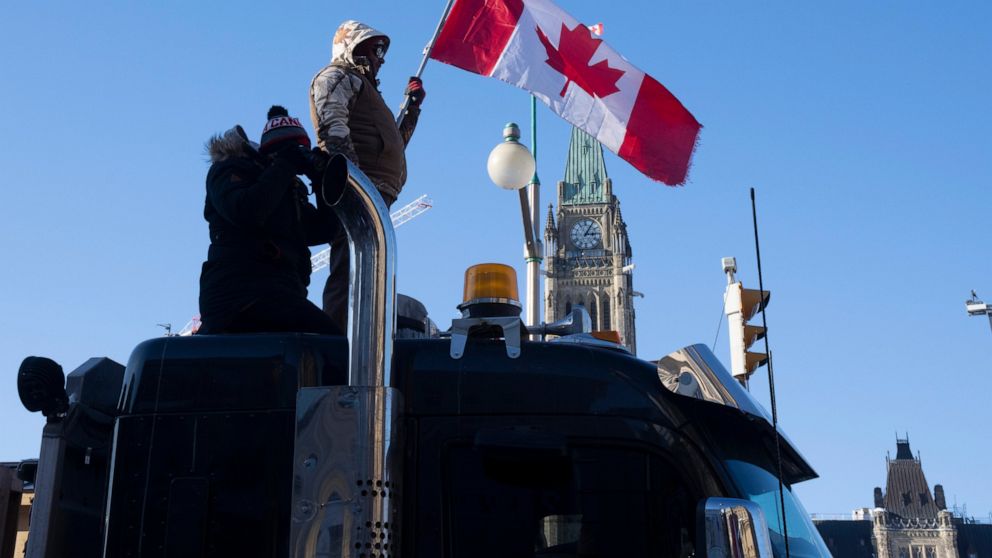 Canada police act to rein in protests against COVID measures