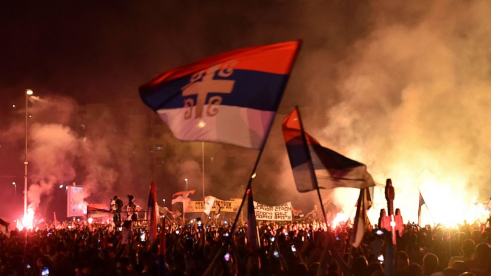  Ethnic tensions flare up in Montenegro over church ceremony