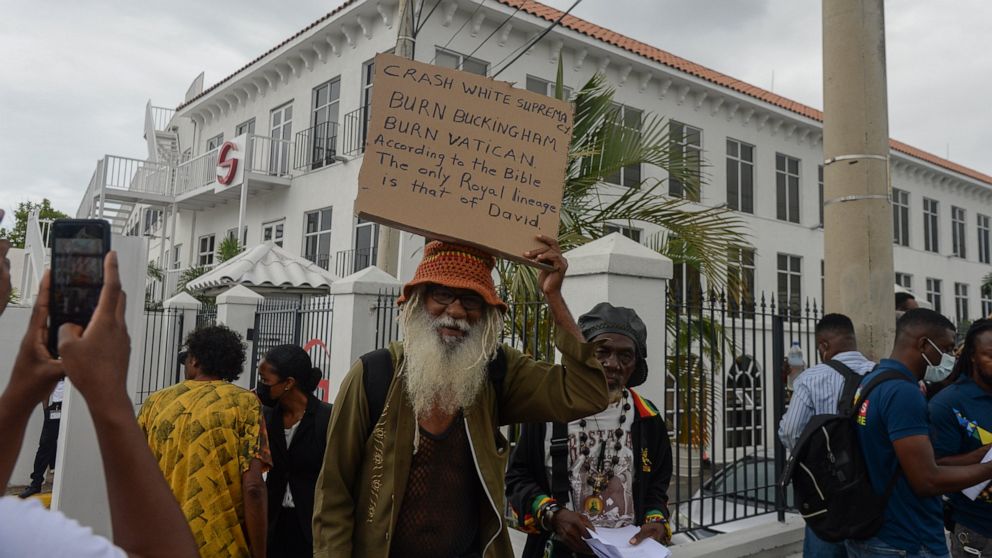 Protesters in Jamaica spurn royals ahead of official visit