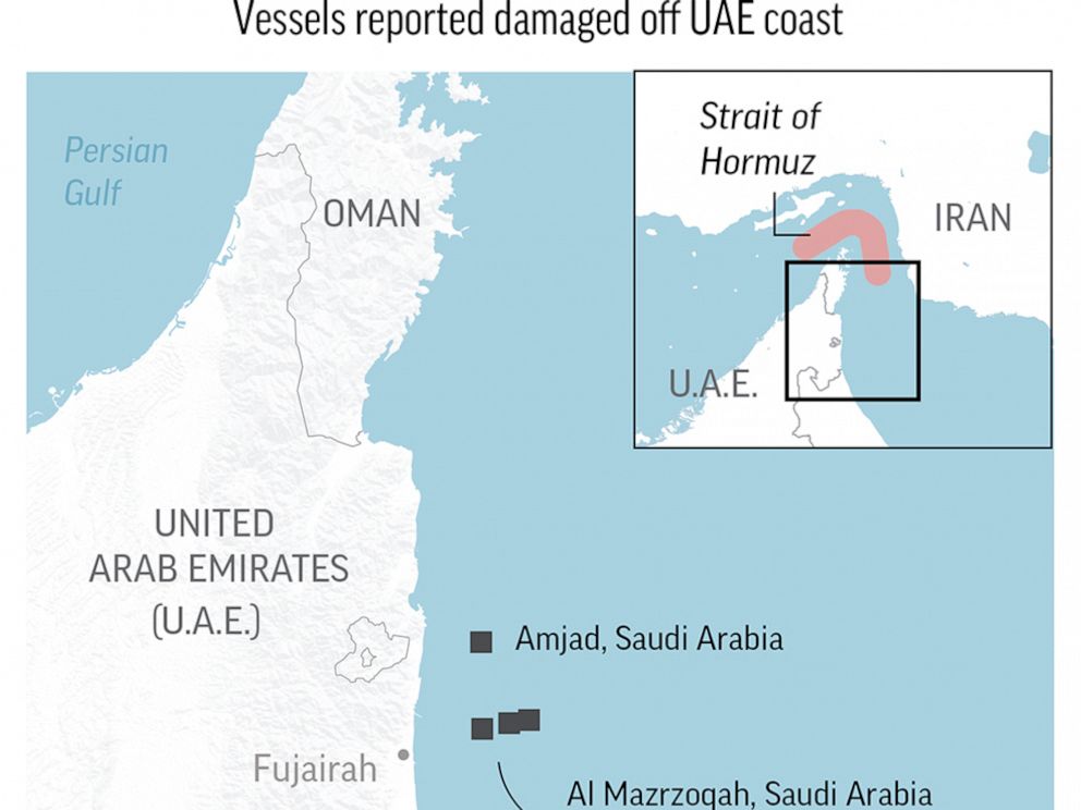 Strait Of Hormuz Territorial Waters Map